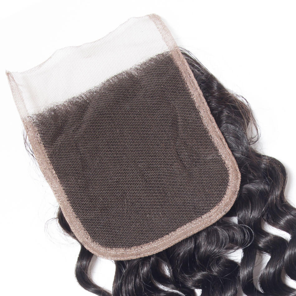 Hair Deep Wave Lace Closure Human Hair Extensions 4*4 Lace Closure Deep Wave