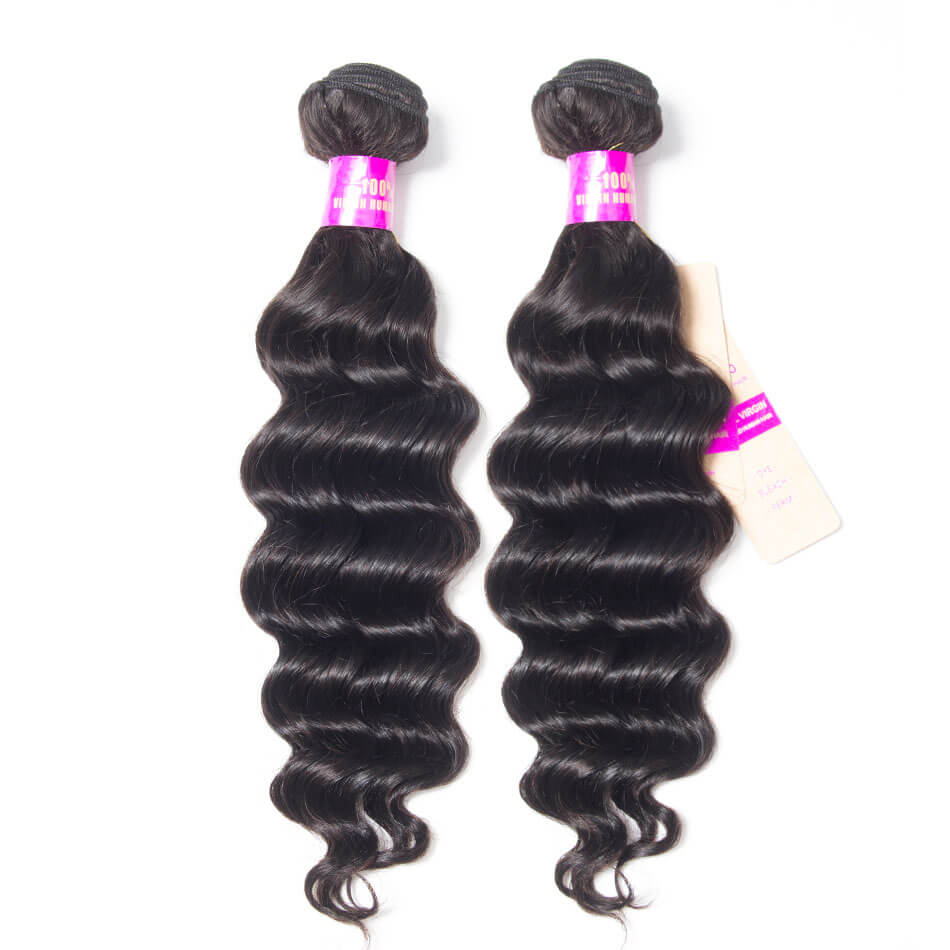 Hair 10 Bundles Brazilian Virgin Hair Weave Loose Deep Wave 100% Virgin Human Hair High Quality For Wholesale