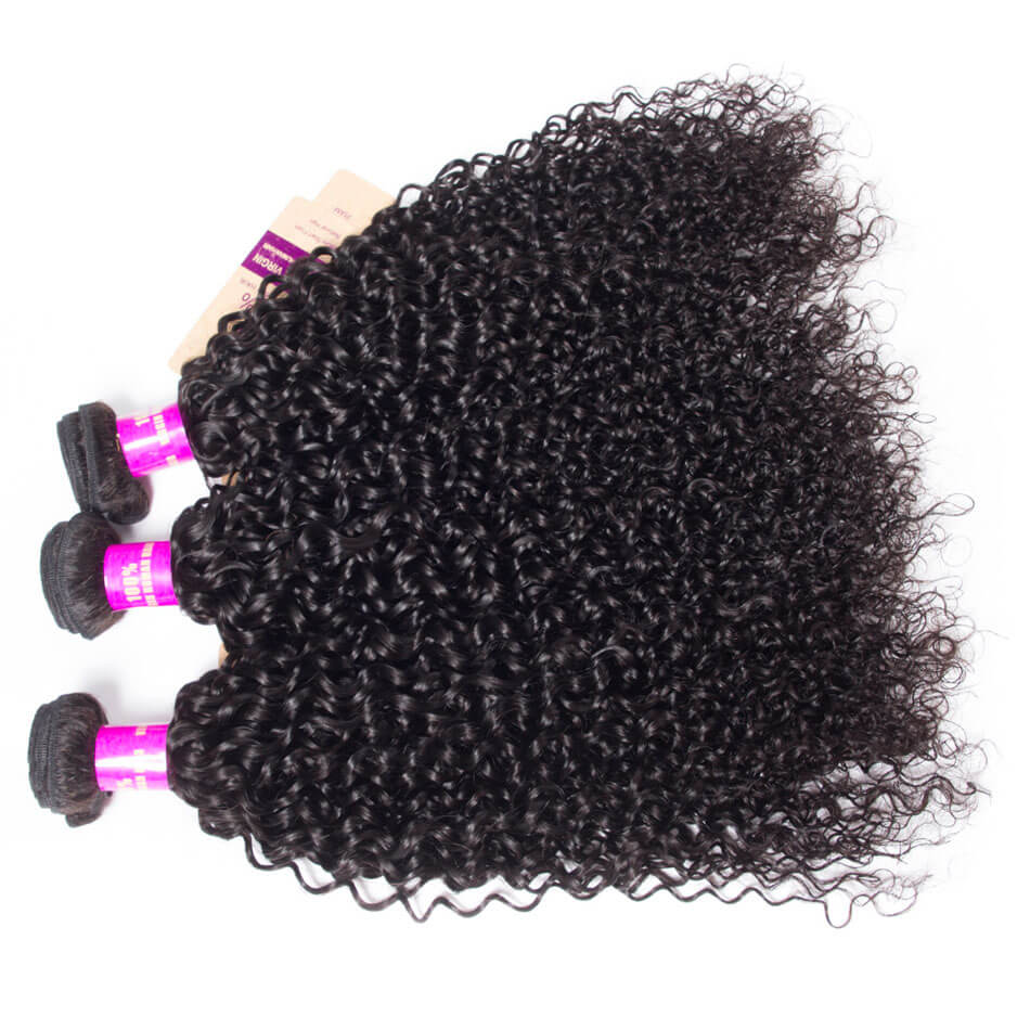 Hair Brazilian Virgin Hair Curly Weave 3 Bundles Brazilian Human Hair Bundles Jerry Curly Hair Extension