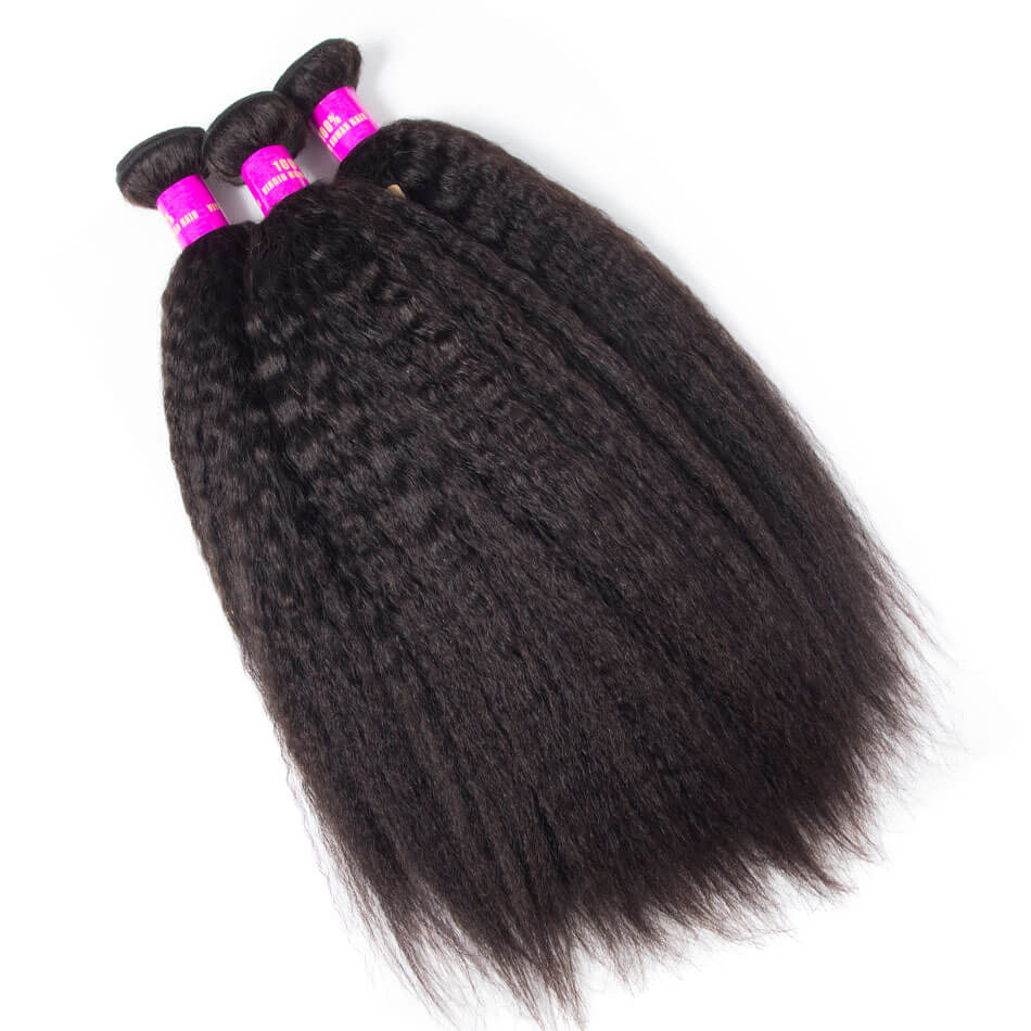 Tinashe Hair Brazilian Kinky Straight Hair 4 Bundles Deal Mink Brazilian Hair Yaki Straight Human Hair Weave