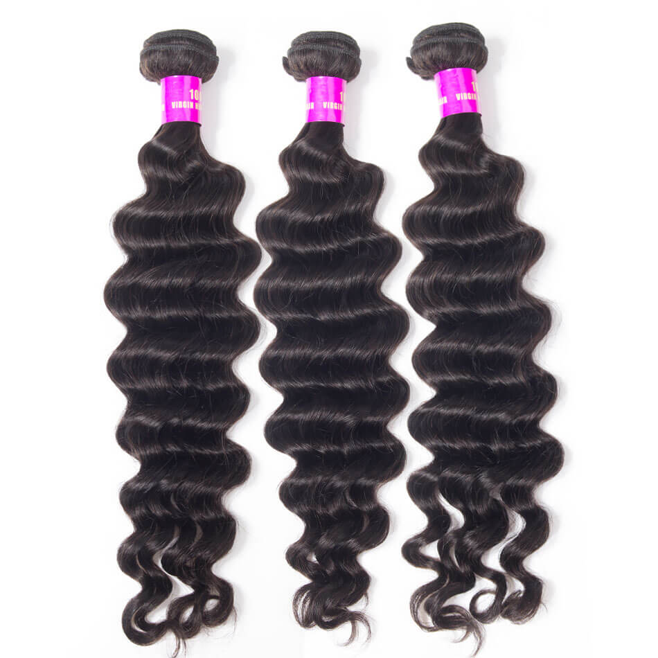 Hair 10 Bundles Brazilian Virgin Hair Weave Loose Deep Wave 100% Virgin Human Hair High Quality For Wholesale