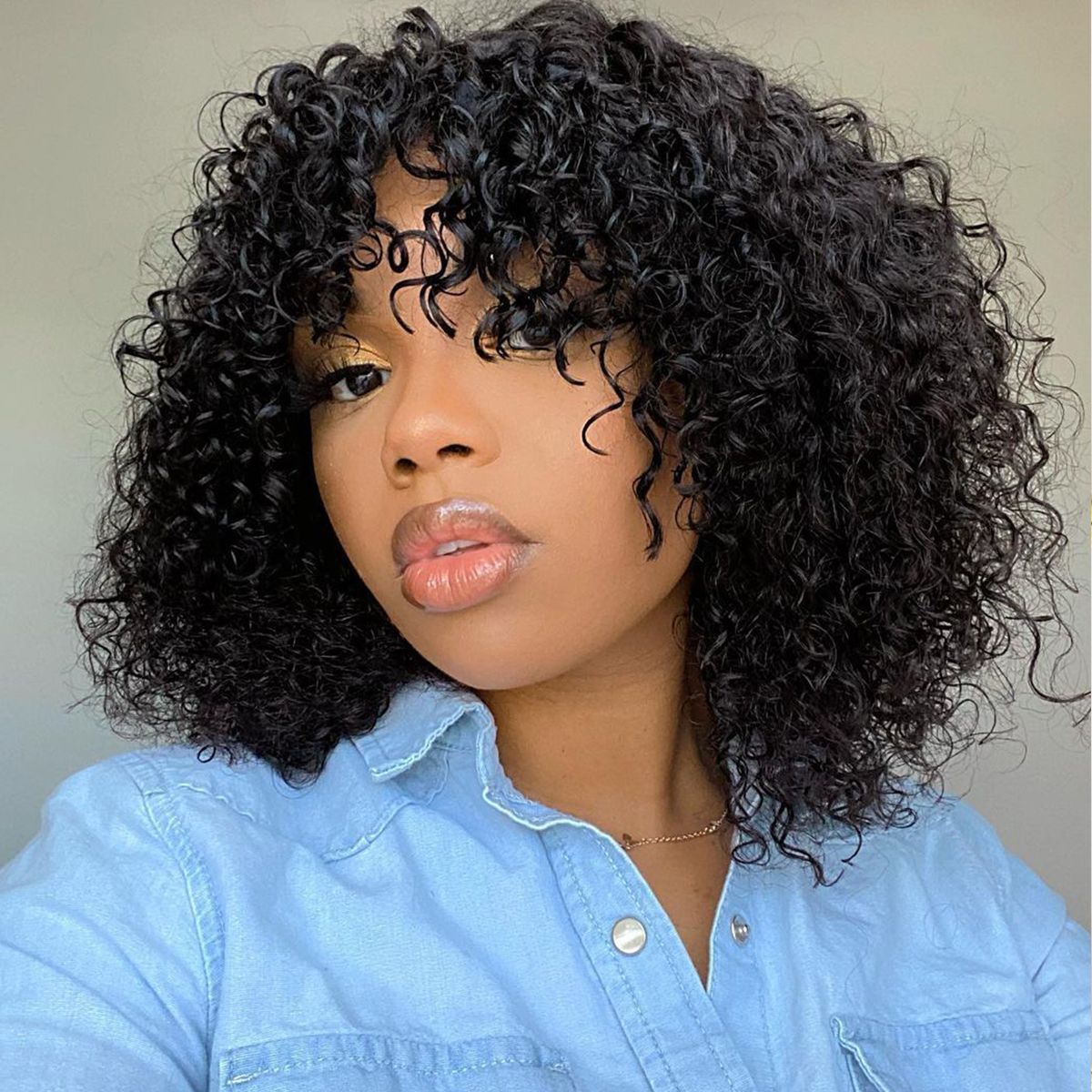 Two Wigs Only $119 | Straight 6x5 HD Lace Bob Wig 10" + Curly Machine Made Bob Wig 12"