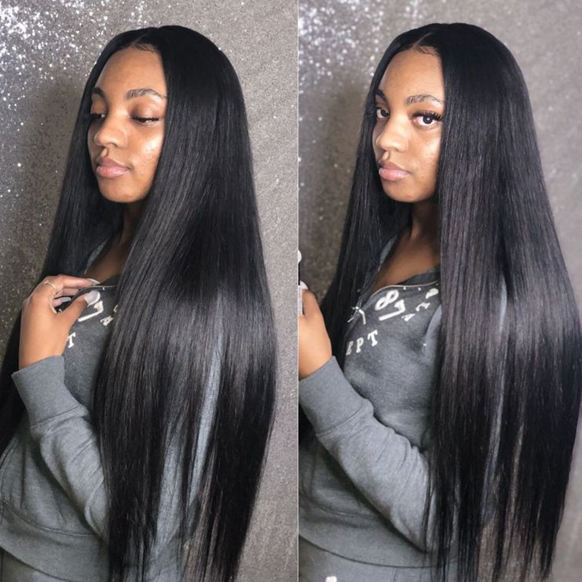 Tinashe Long Human Hair 30 Inch 32 Inch 34 Inch 36 Inch 38 Inch 40 Inch Virgin Straight Human Hair 1 Bundle Sale