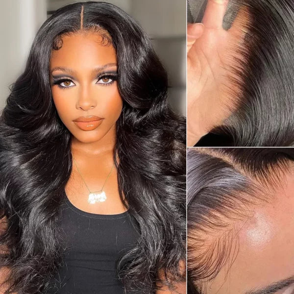 Body Wave 13x4 13x6 Undetectable HD Lace Front Wigs Pre-Cut 6x5 Lace Human Hair Wig