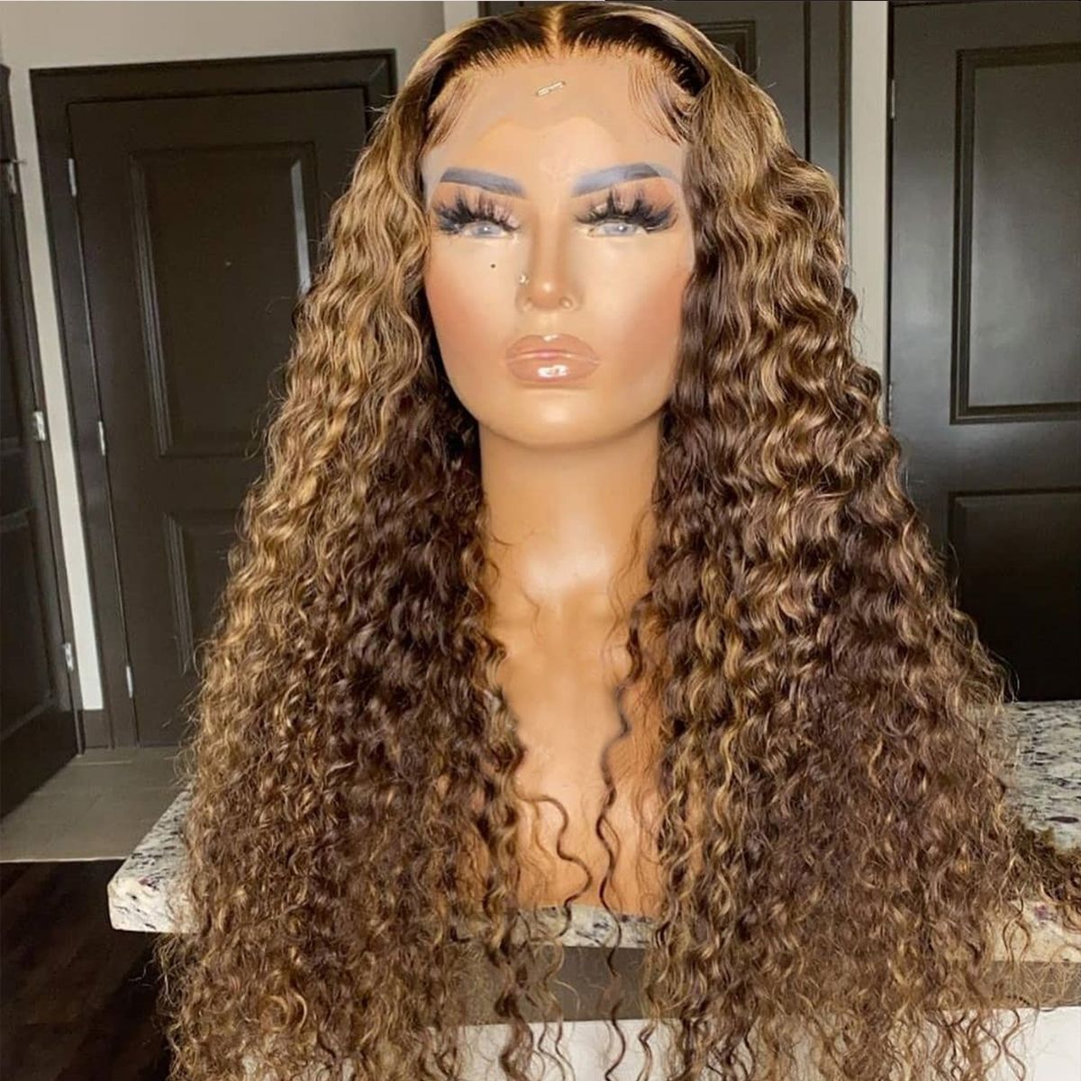 Highlight Honey Blonde Deep Wave 6x5 13x4 Human Hair HD Lace Front Wigs