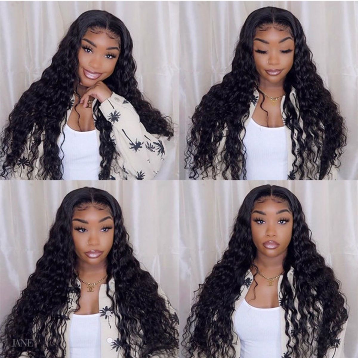 Loose Deep Wave Human Hair HD Lace Front Wigs 250% High Density