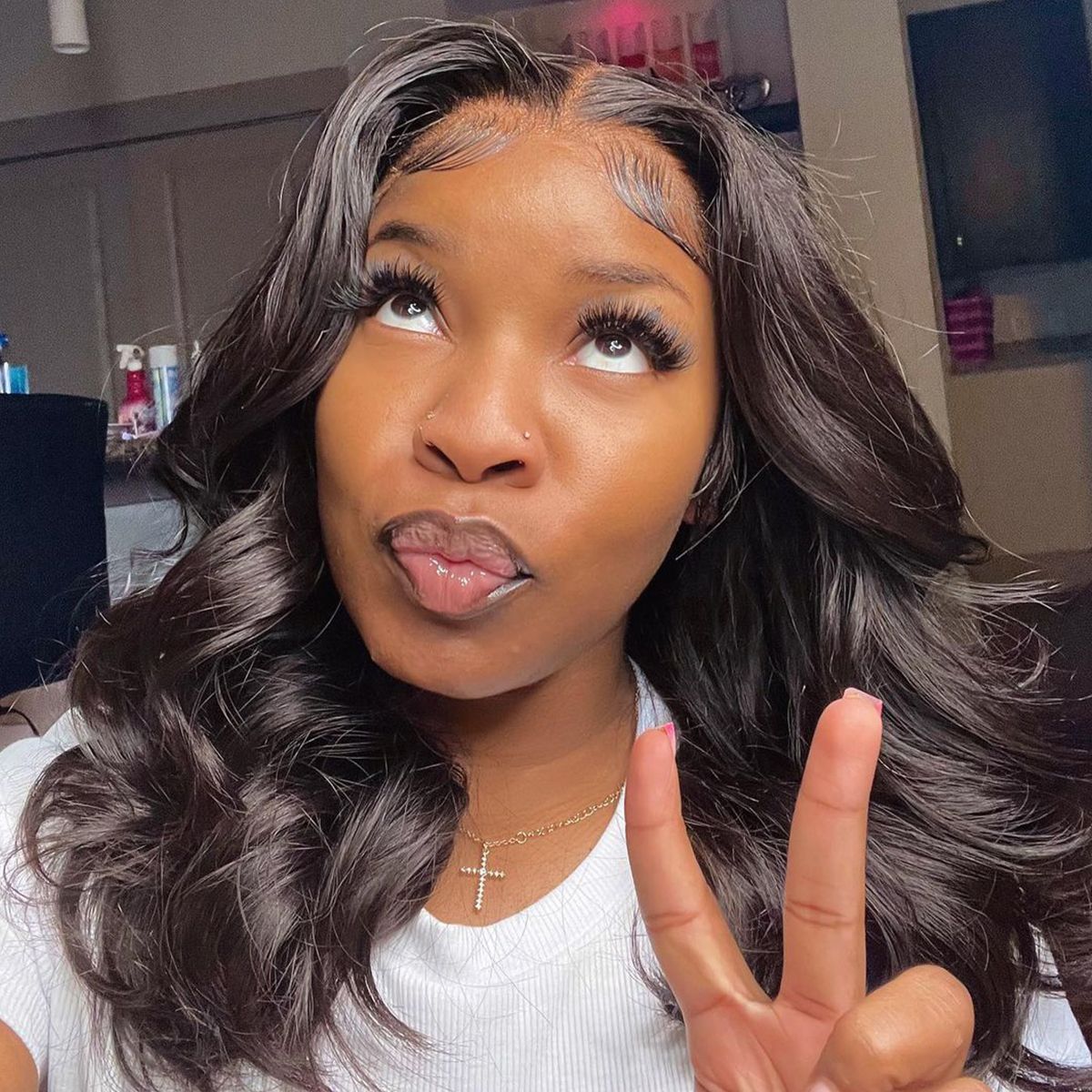 Glueless Pre-Cut 6x5 Lace Closure Wig Barrel Curls Shoulder Length Bleached Knots Beginner Friendly