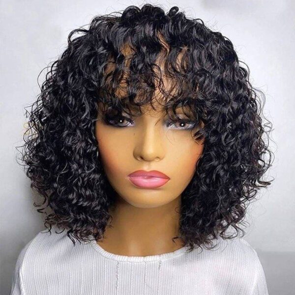 Wear & Go Glueless Water Wave Curls Machine Made Bob Wig