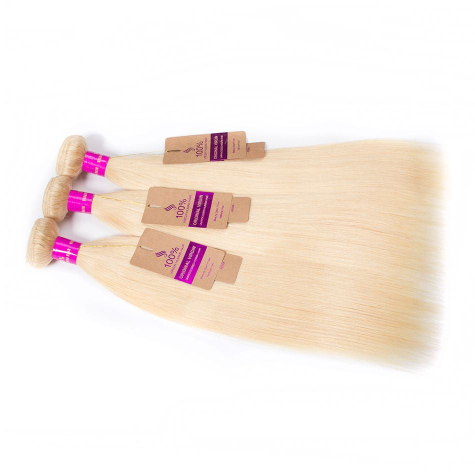 Hair brazilian straight hair 1 bundle deals Virgin Remy hair extensions 100% human hair bundles Color #613