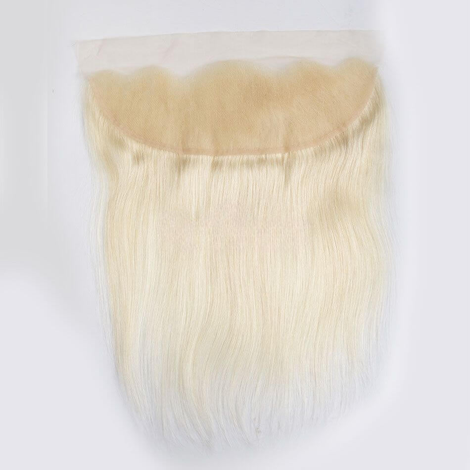 Curlymuse Blonde 613 Straight Hair 13x4 Lace Closure Frontal