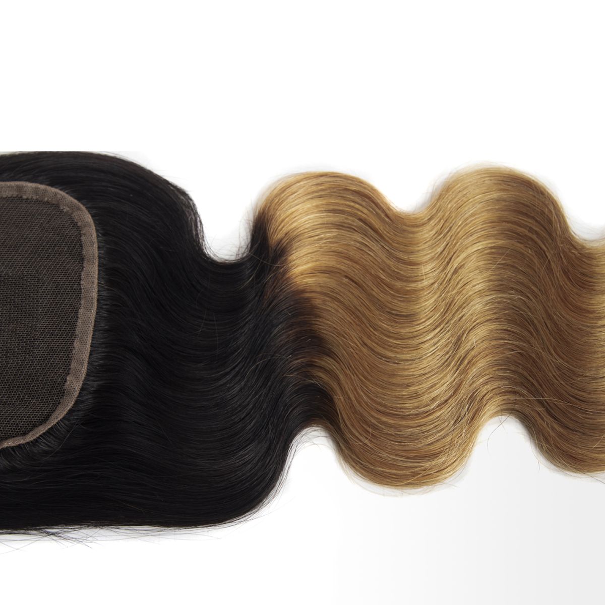 Ombre T1b/27 Brazilian Body Wave Bundles With Closure