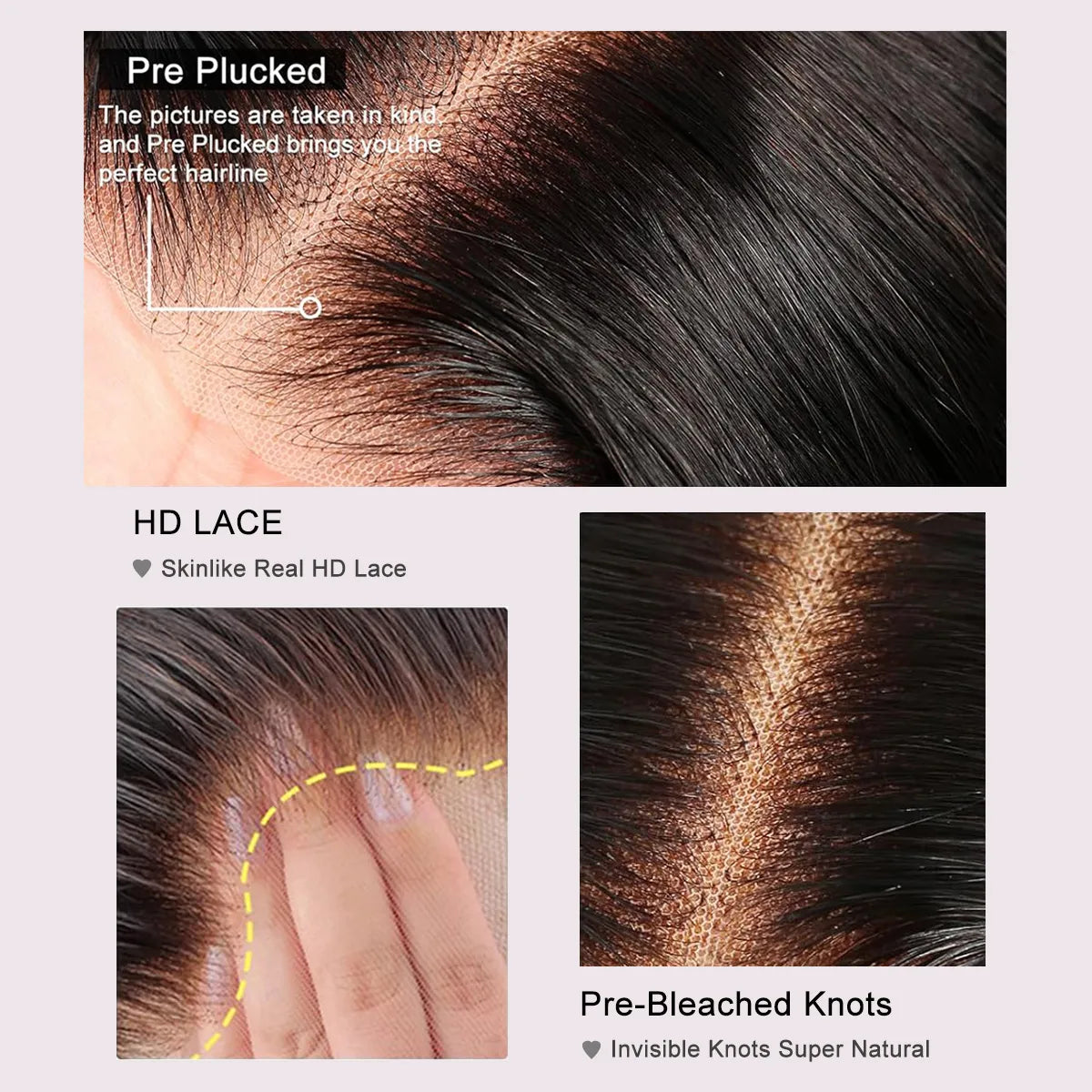 Highlight Curly 6x5 13x4 Lace Front Wig Human Hair Wig Pre-Plucked Hairline
