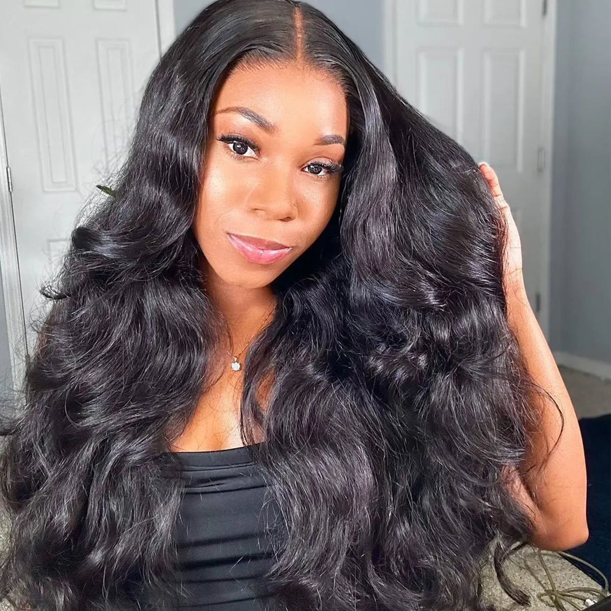 Parting Max 9x6 Lace Ready To Go Glueless Lace Wig C-Cap Body Wave Wigs Pre-Everything Human Hair Wig