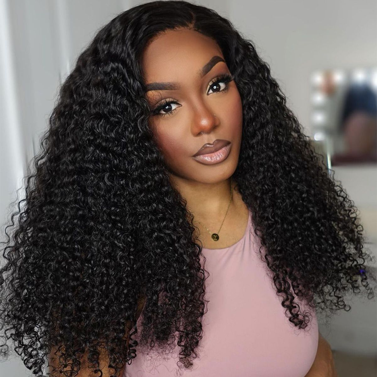 Airy Breathable Cap Wear & Go Curly Pre-Cut 6x5 Plus Lace Wig 100% Glueless Install Beginnger Friendly
