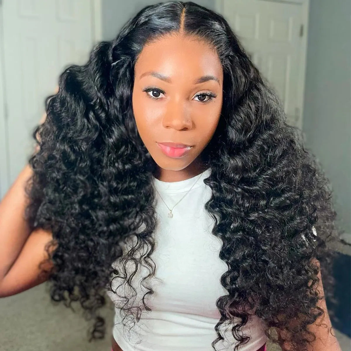 Ready To Go Pre-Bleached Knots 6x5 Lace Closure Wig Pre-cut HD Lace Wig Loose Deep Pre-plucked Hairline