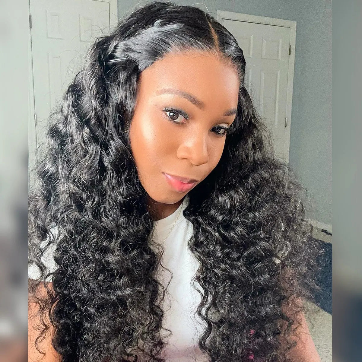 Ready To Go Pre-Bleached Knots 6x5 Lace Closure Wig Pre-cut HD Lace Wig Loose Deep Pre-plucked Hairline