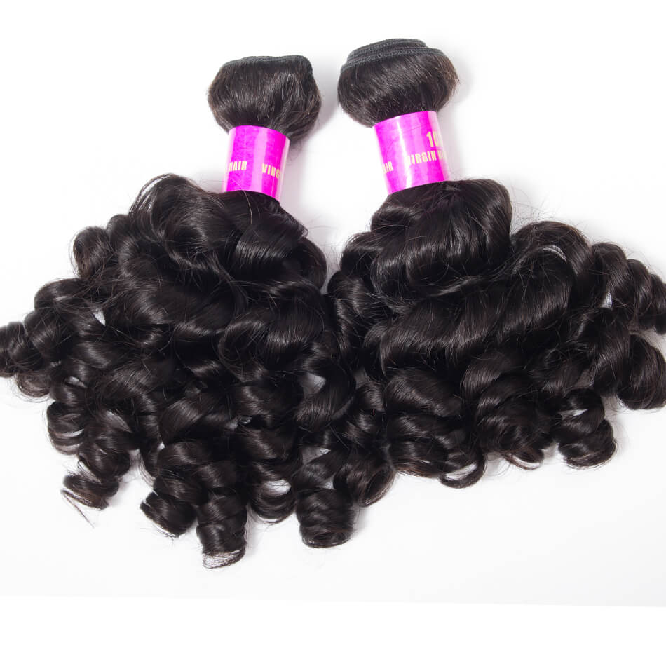 Brazilian Hair Bouncy Curly Weave 3 Bundles 100% Unprocessed Virgin Human Hair Funmi Hair Curls