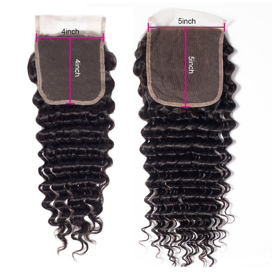 5x5 Deep Wave Lace Closure