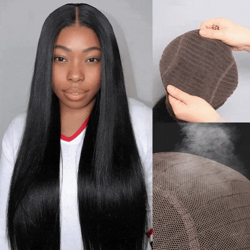 Flexi-Fit Glueless Straight Wig Pre-Everything 6x5/9x6 Lace Wig All Sizes Fitted