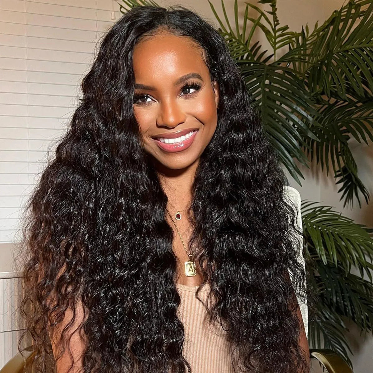 13x6 Lace Front Wig Pre-Bleached Knots Loose Deep Wave Human Hair Wigs Beginner Friendly