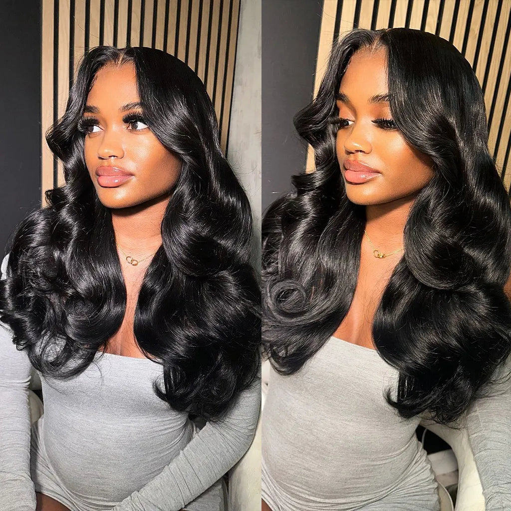 Body Wave 13x4 13x6 Undetectable HD Lace Front Wigs Pre-Cut 6x5 Lace Human Hair Wig