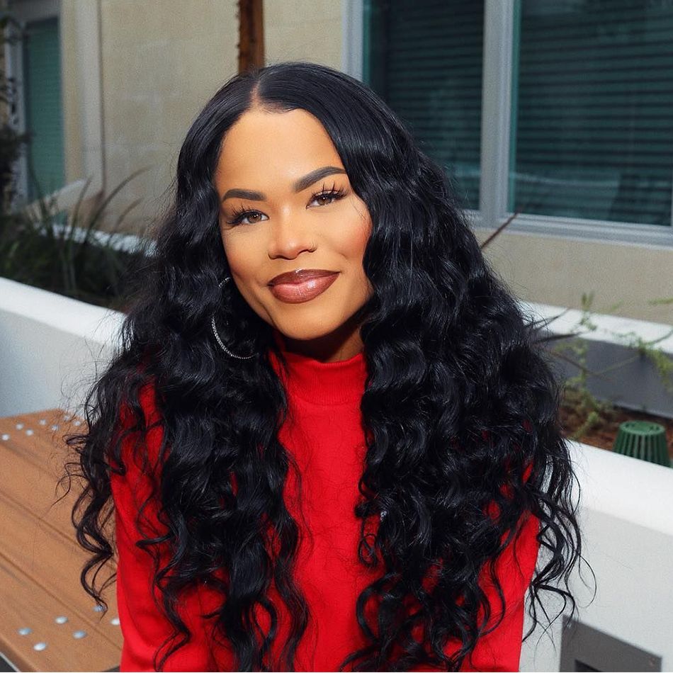 Loose Deep Wave Human Hair HD Lace Front Wigs 250% High Density