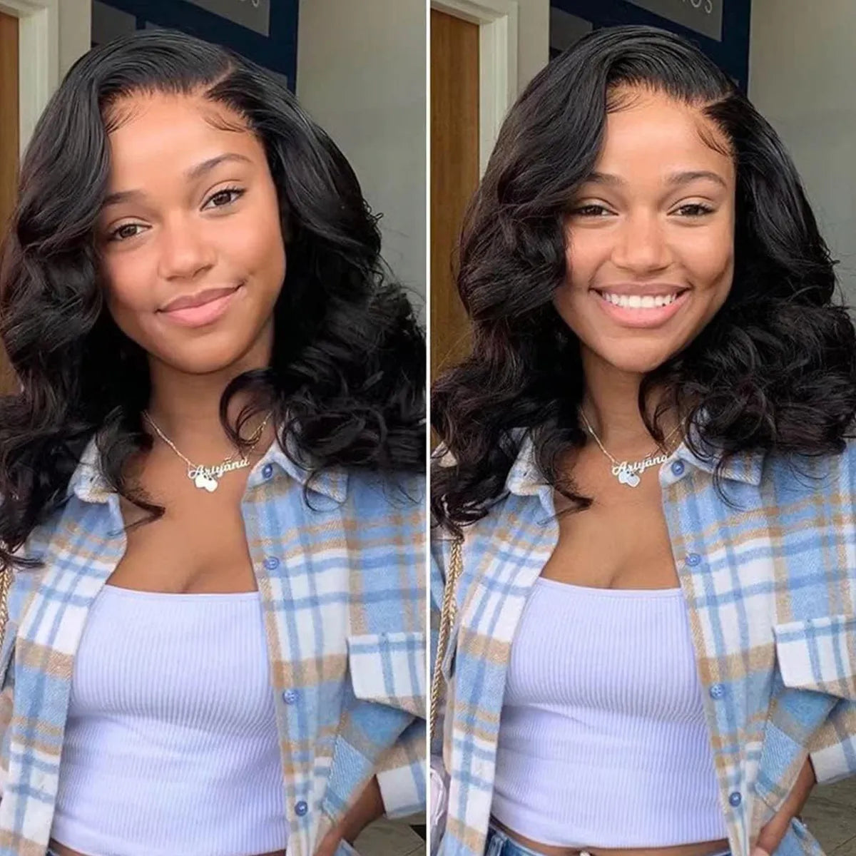 Glueless Pre-Cut 6x5 Lace Closure Wig Barrel Curls Shoulder Length Bleached Knots Beginner Friendly