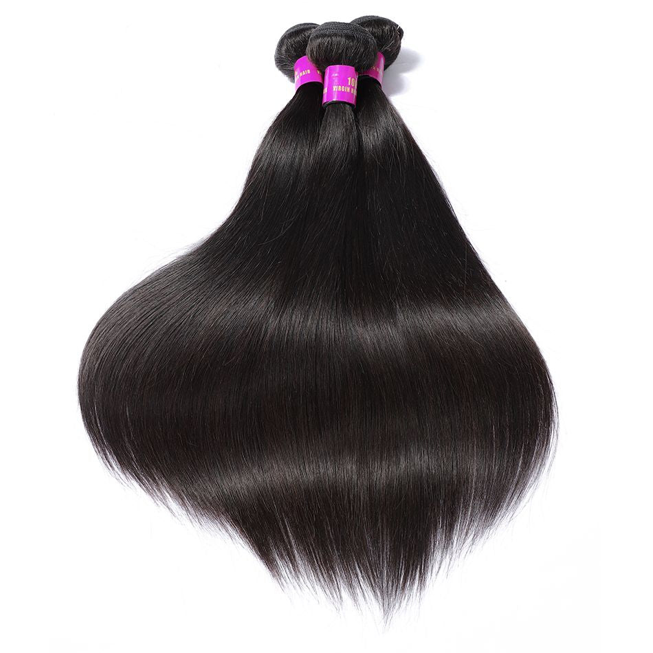 Brazilian Straight Hair 4 Bundles With Closure Curlymuse Hair Brazilian Human Hair Bundles With Closure