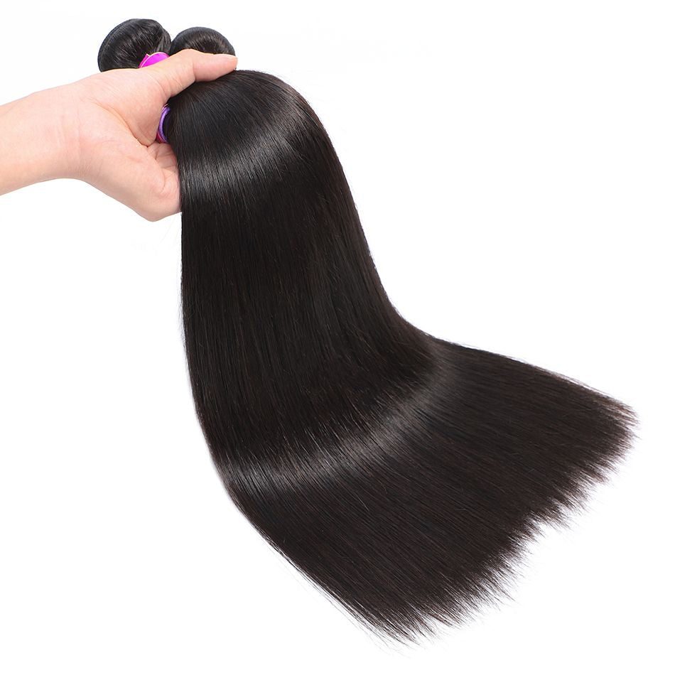 Brazilian Straight Hair 4 Bundles With Closure Curlymuse Hair Brazilian Human Hair Bundles With Closure