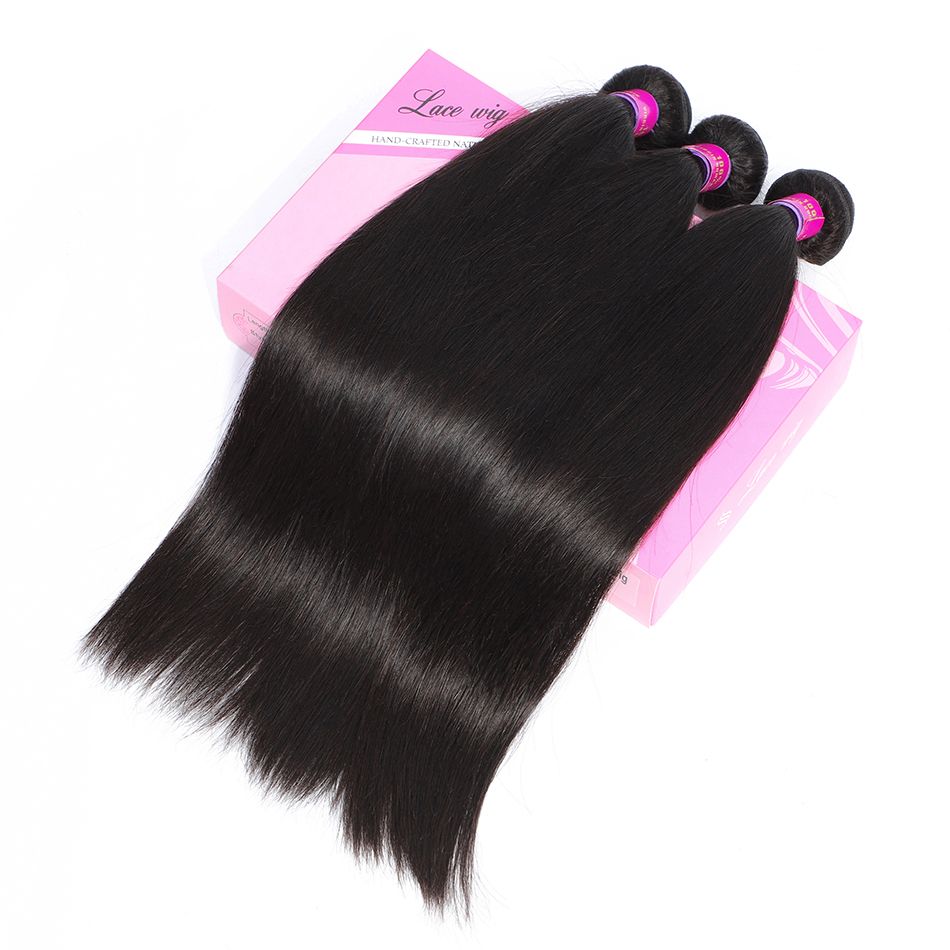 Brazilian Straight Hair 4 Bundles With Closure Curlymuse Hair Brazilian Human Hair Bundles With Closure