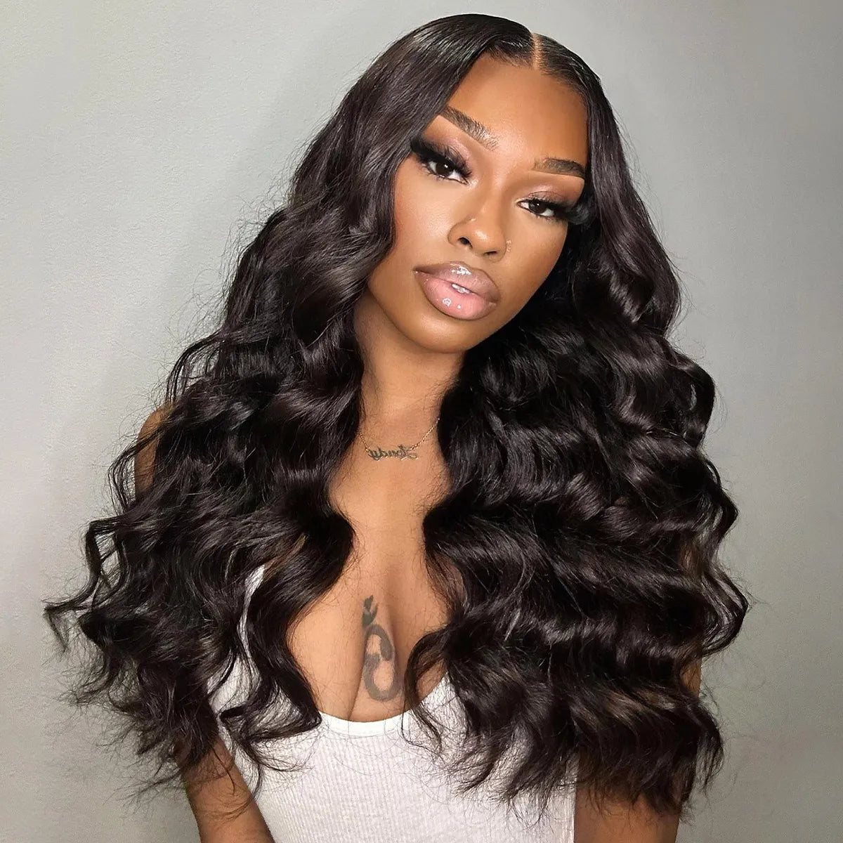 Ready To Go Pre-Cut 6x5 Lace Glueless Wig Body Wave Invisible Knots Natural Hairline