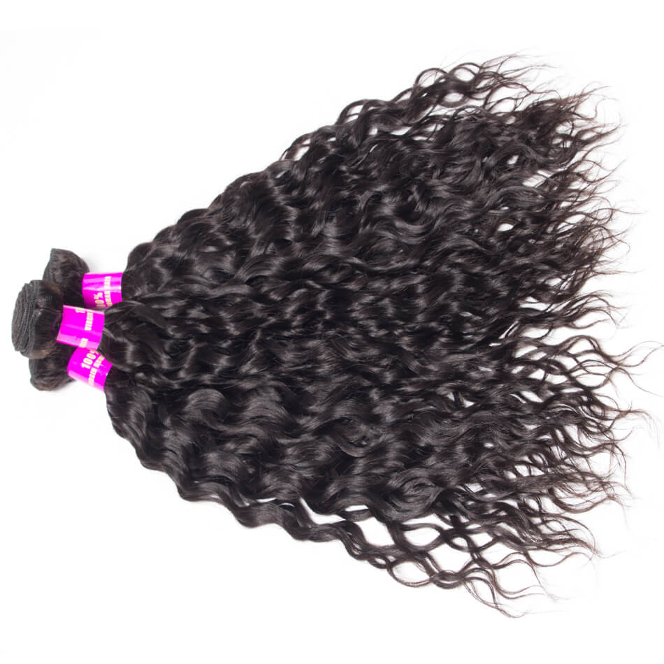 Tinashe Brazilian Wet and Wavy Human Hair Remy Virgin Brazilian Water Wave 1 Bundles
