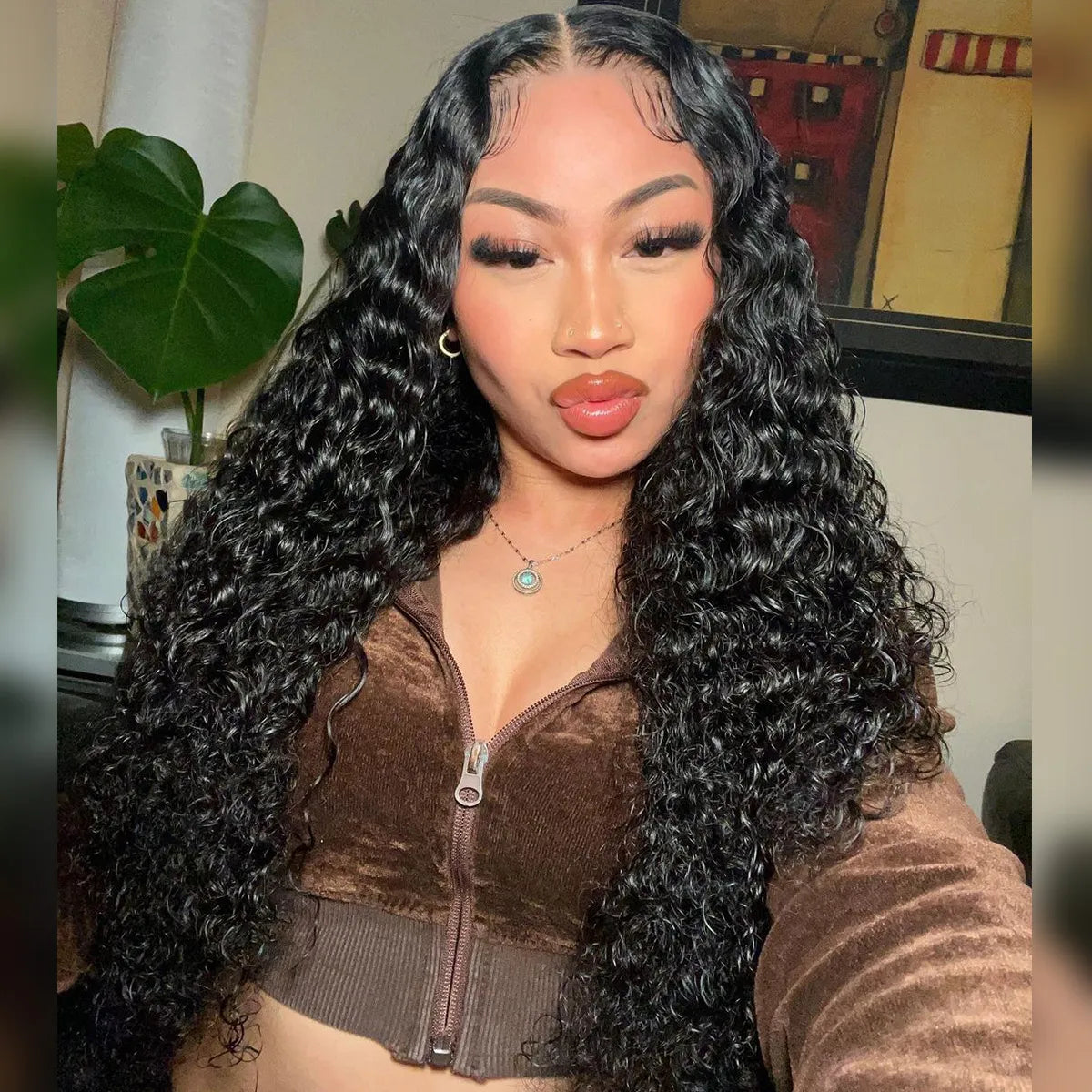 5x5 HD Closure Wigs High Quality Water Wave Lace Closure Wig