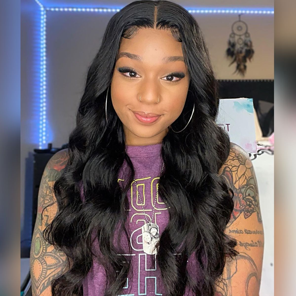 Wear And Go Glueless 6x5 Lace Wig Pre-cut Lace Bleached Knots Body Wave HD Lace Closure Wig