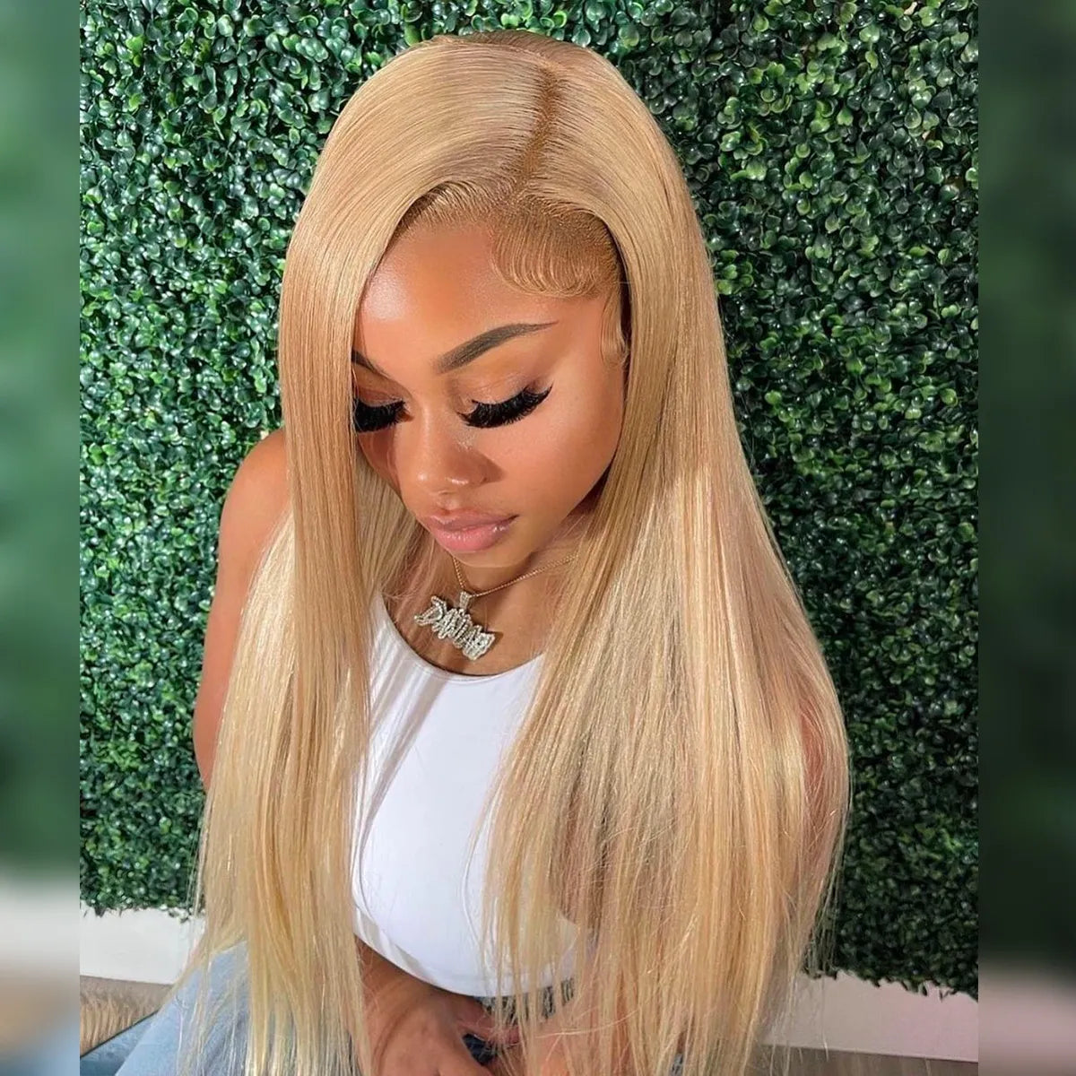 Put On & Go #27 Honey Blonde Body Wave Glueless Lace Wig Pre-Cut 6x5 HD Lace Closure Wig