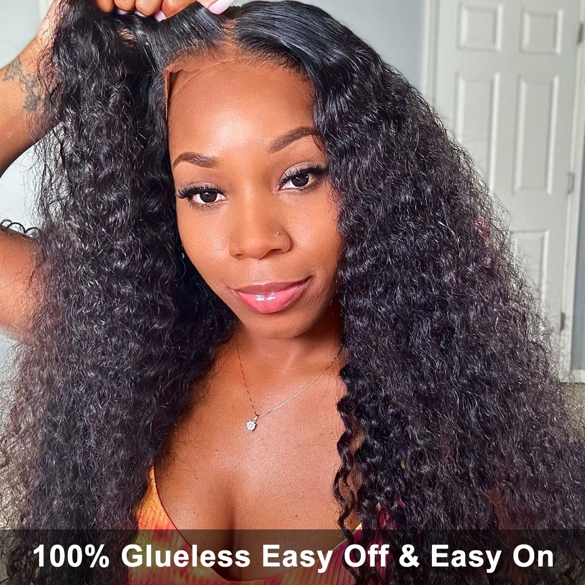 New Airy Glueless 6x5 Plus Pre-Cut Lace Wig Deep Wave Breathable Cap Wear & Go One Step Install