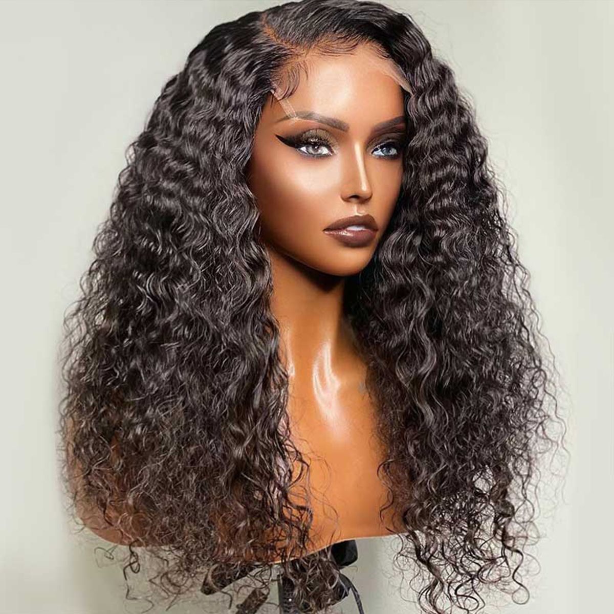 New Airy Glueless 6x5 Plus Pre-Cut Lace Wig Deep Wave Breathable Cap Wear & Go One Step Install