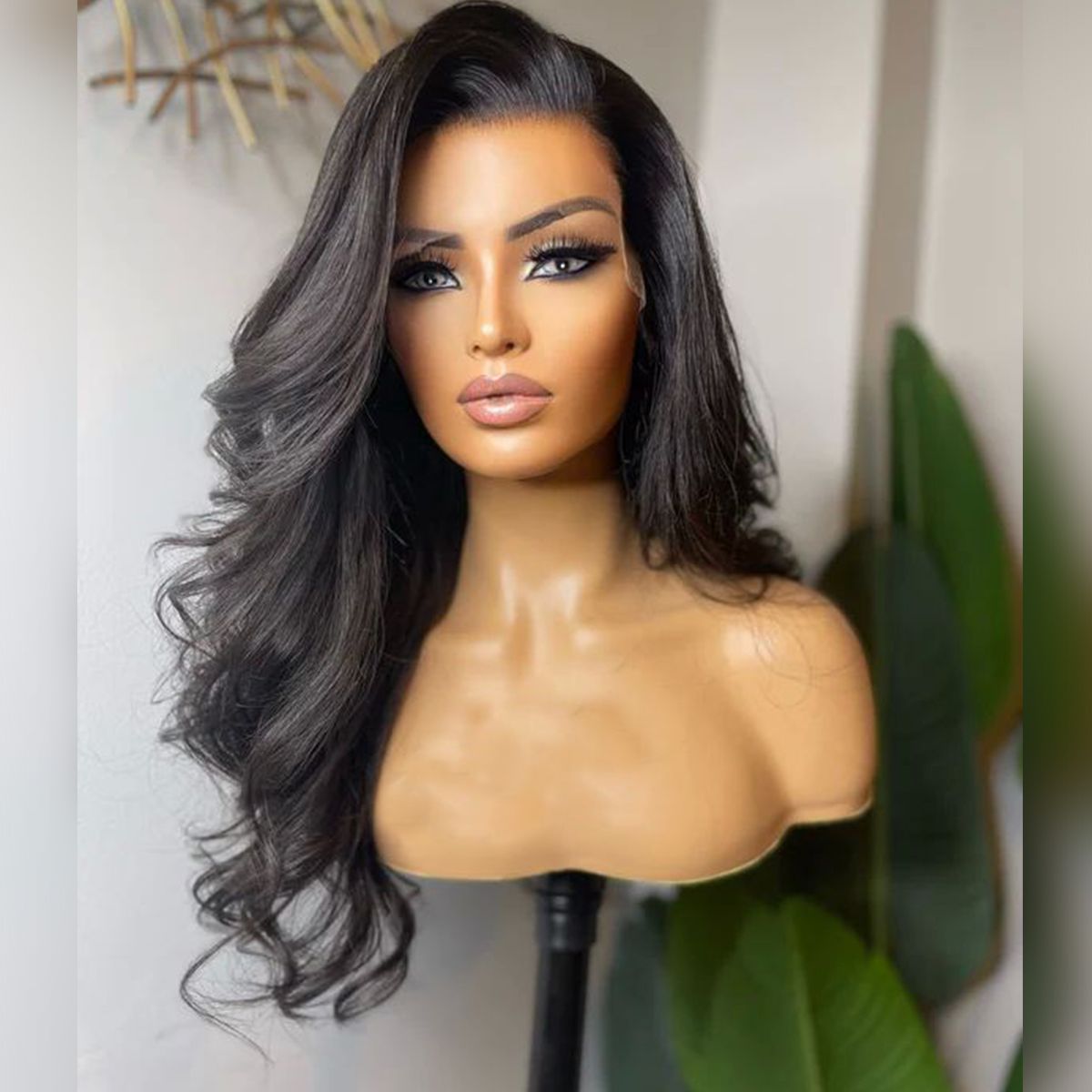 Glueless Body Wave Wig With Layers Human Hair HD Lace Wig