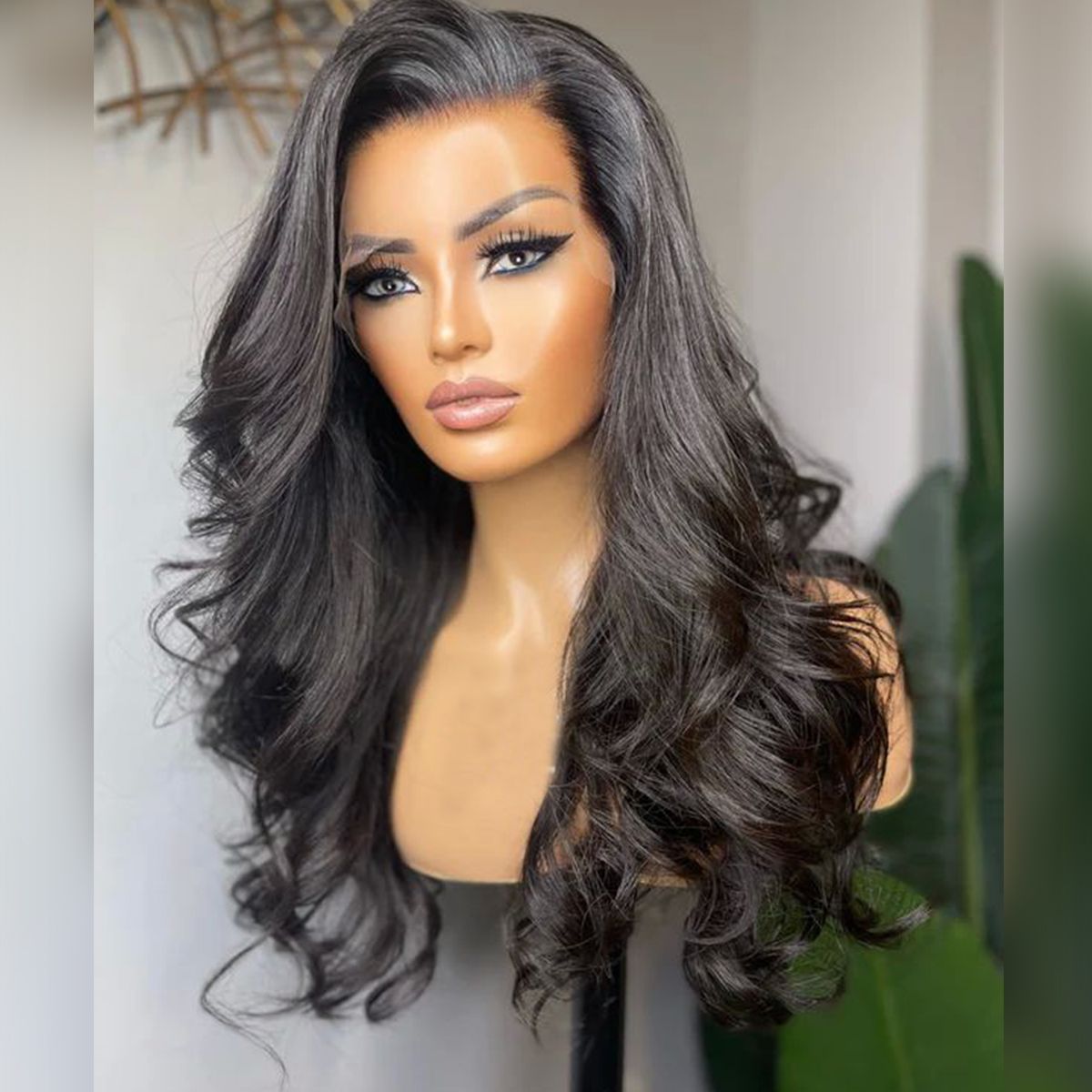 Glueless Body Wave Wig With Layers Human Hair HD Lace Wig