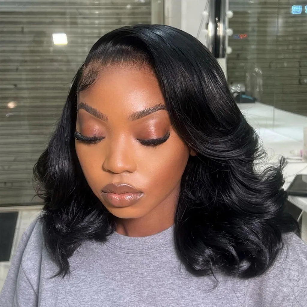 Two Wigs Only $119 | Loose Body Short Wig + Straight Bob Wig With Bangs