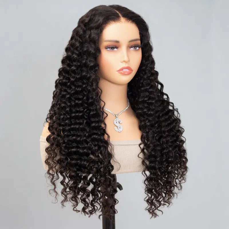 New Upgrade Flexi-Fit Glueless Deep Wave Wig Pre-Everything 6x5/9x6 Lace Wig