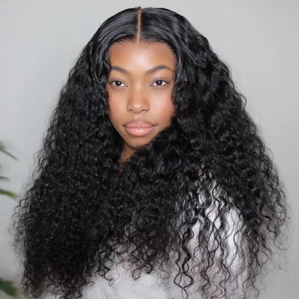 Flexi-Fit Glueless Wig Water Wave Pre-Cut 6x5/9x6 Lace Wig Breathable Air Cap