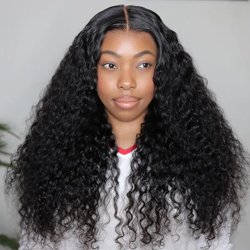 Flexi-Fit Glueless Wig Water Wave Pre-Cut 6x5/9x6 Lace Wig Breathable Air Cap