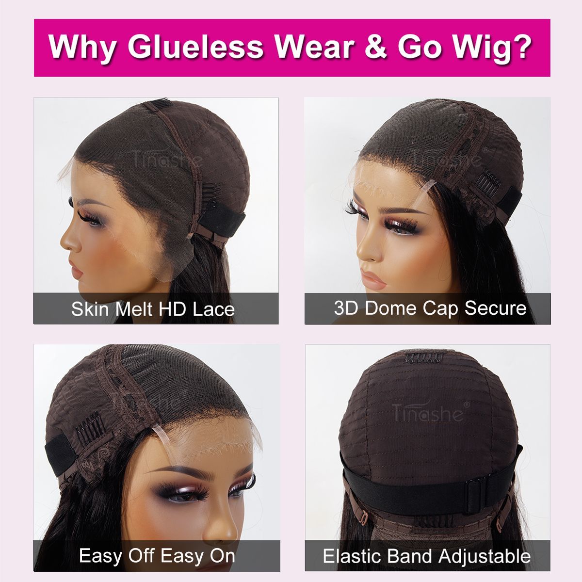 Glueless Body Wave Wig With Layers Human Hair HD Lace Wig