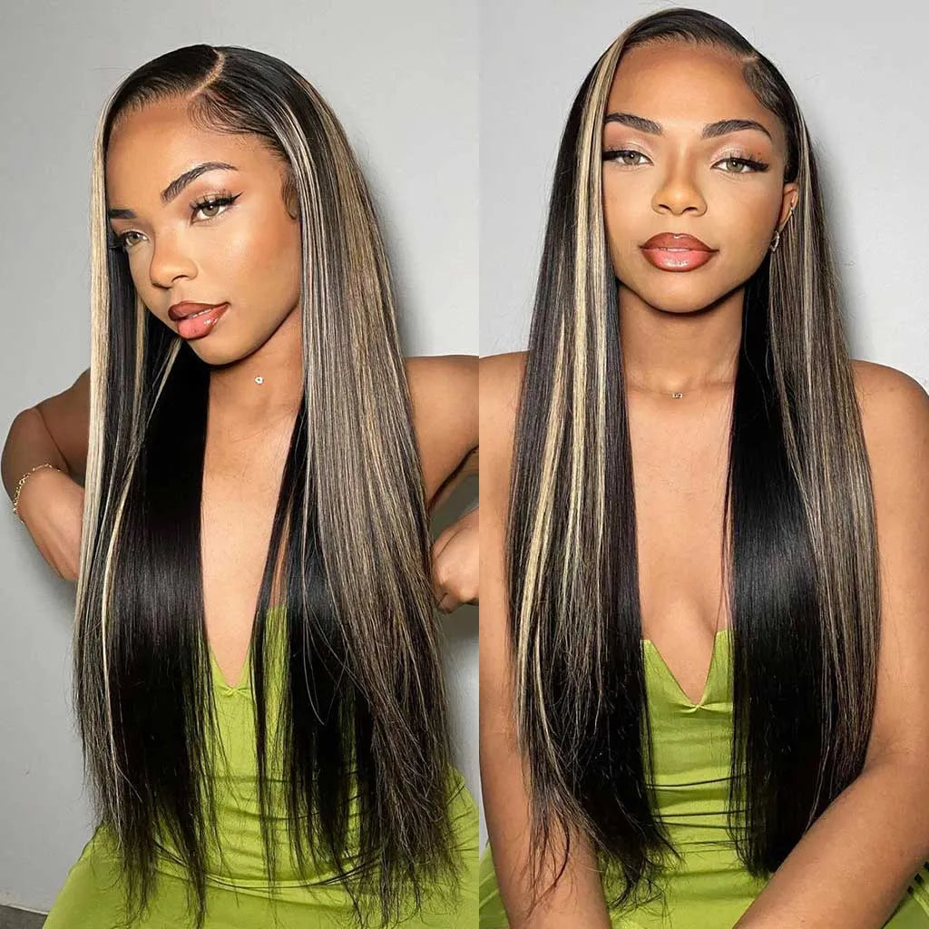 Highlight 1b/22 U Part Wig Body Wave / Straight No Glue Easy Install