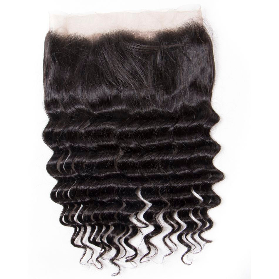 Brazilian Loose Deep Bundles with 360 Frontal for Full Head Virgin Human Hair