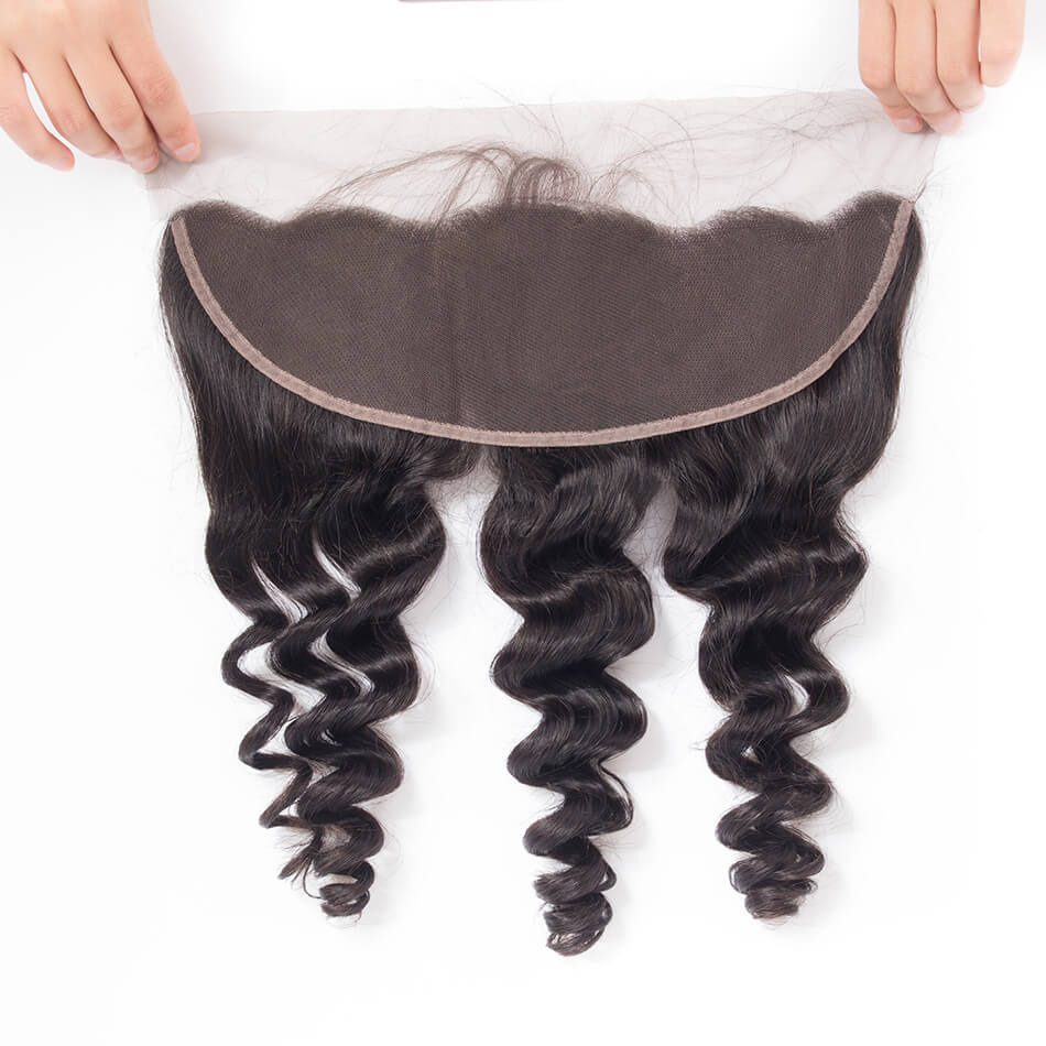 Tinashe Hair Frontal Closure Loose Wave Human Hair Extensions Brazilian Loose Wave Lace Frontal Closure 13*4