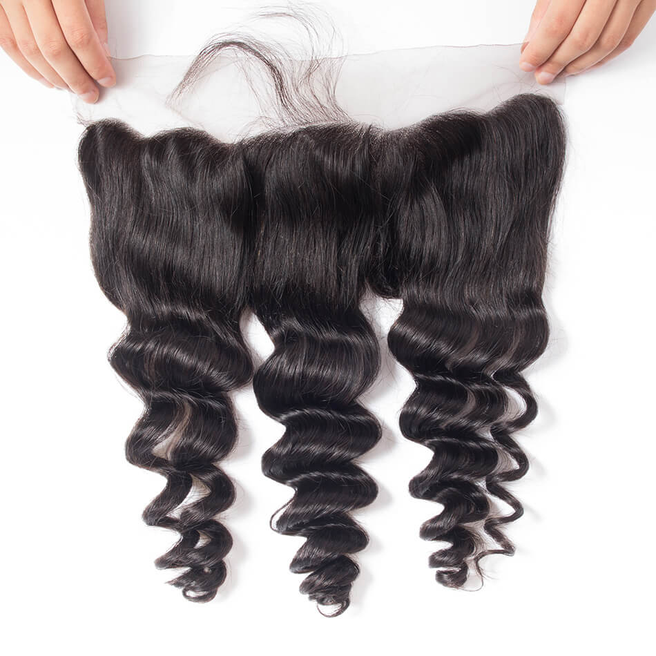 Tinashe Hair Frontal Closure Loose Wave Human Hair Extensions Brazilian Loose Wave Lace Frontal Closure 13*4