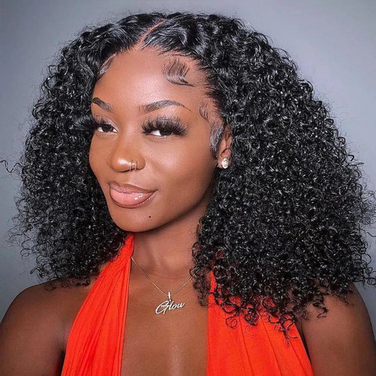 Part Max 9x6 Glueless Wig Pre-Cut Lace & Bleached Knots Put on & Go Short Curly Bob Wig