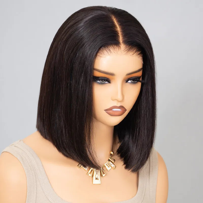 Buy 1 Get 1 Free | Deep Wave 6x5 Pre-Cut HD Lace & Straight Bob Wig
